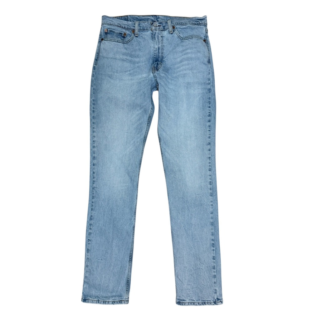Levi Strauss 511 Mens Light Wash Stretch Denim Straight Fit Jean Size 34 x 34